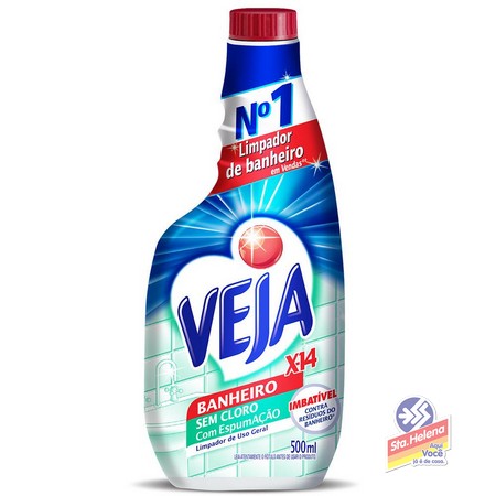VEJA X 14 BANHEIRO REFIL 500ML