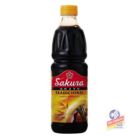 MOLHO SOJA SAKURA TRADICIONAL FCO 500ML