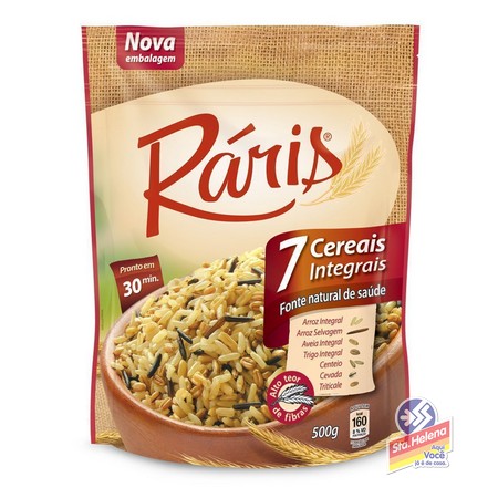 ARROZ RARIS 7 CEREAIS INTEGRAIS PTE 500G