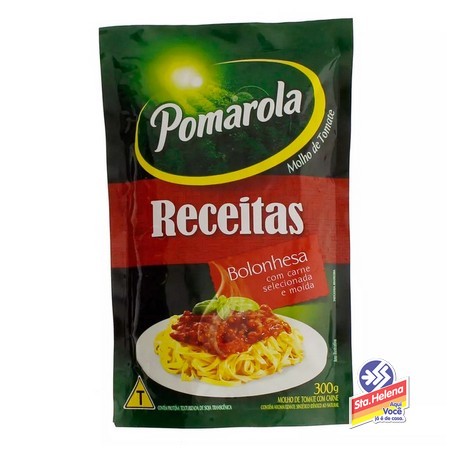MOLHO POMAROLA RECEITAS PIZZA SACHE 300G