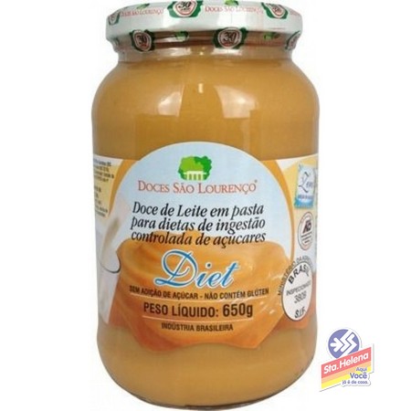 DOCE LEITE S LOURENCO DIET PURO 650G