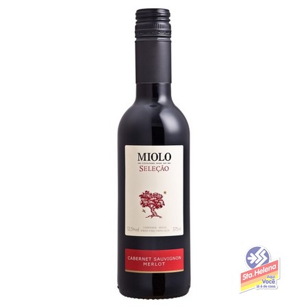 VINHO MIOLO SELECAO CAB SAUV MERLOT375ML
