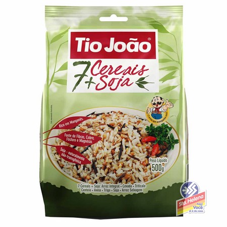 ARROZ TIO JOAO 7 CEREAIS SOJA PTE 500G