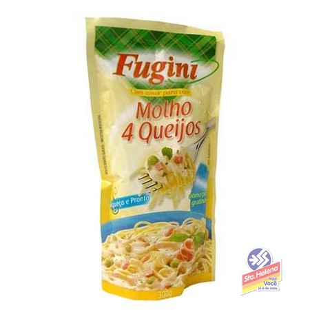 MOLHO FUGINI 4 QUEIJOS SACHE 290G