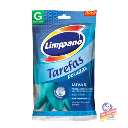 LUVAS LIMPPANO TAREFAS PESADAS TAM GDE