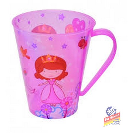 CANECA PLASUTIL DECORA MENINA 360ML