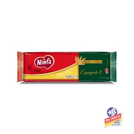 MASSA NINFA SEMOLA ESPAGUETE 8 PTE 1KILO