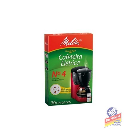 FILTRO PAPEL MELITTA N 4 P CAF ELET C 30