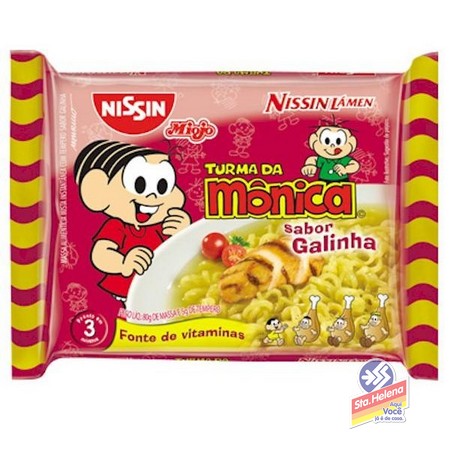 NISSIN LAMEN TURMA MONICA GALINHA 85G