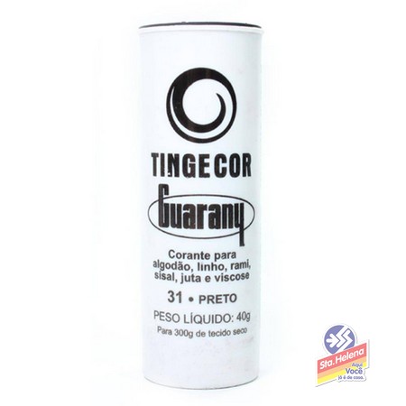TINGECOR GUARANY PRETO 40G