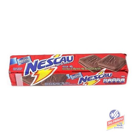 BISC NESTLE RECHEADO NESCAU PTE 140G