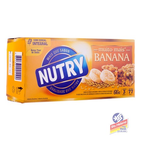 CEREAIS NUTRY BANANA 66G C 3UND