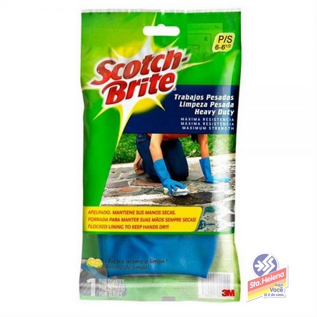 LUVAS SCOTCH BRITE MULTIUSO FORRADA PEQ