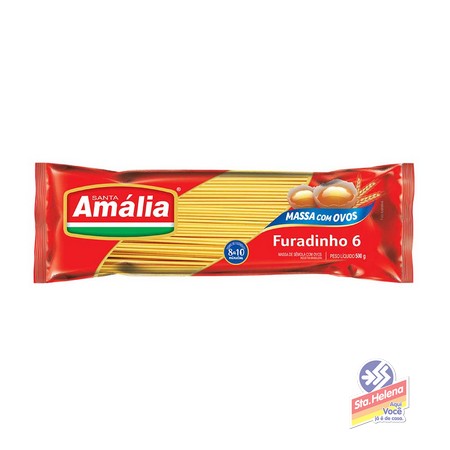 MASSA S AMALIA OVOS FURADINHO N6 500G