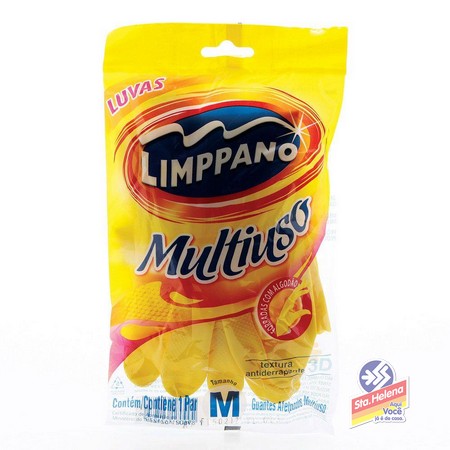 LUVAS LIMPPANO MULTIUSO FORRADAS TAM M