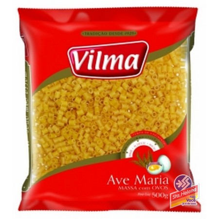 MASSA VILMA OVOS AVE MARIA PTE 500G