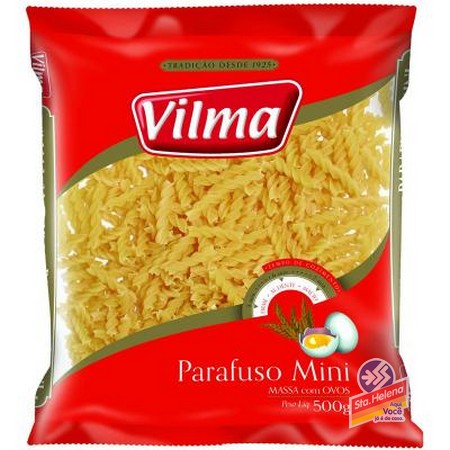 MASSA VILMA OVOS PARAFUSO PTE 500G