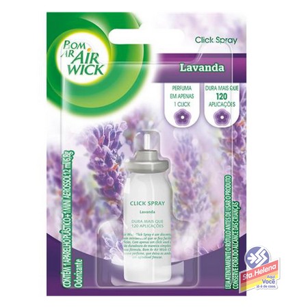 BOM AR CLICK SPRAY REFIL LAVANDA 12ML