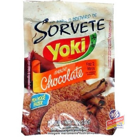PO P SORVETE YOKI CHOCOLATE PTE 150G
