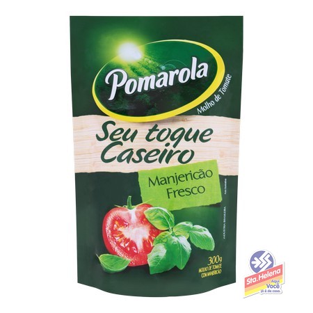 MOLHO POMAROLA CASEIRO MANJERICAO 300G