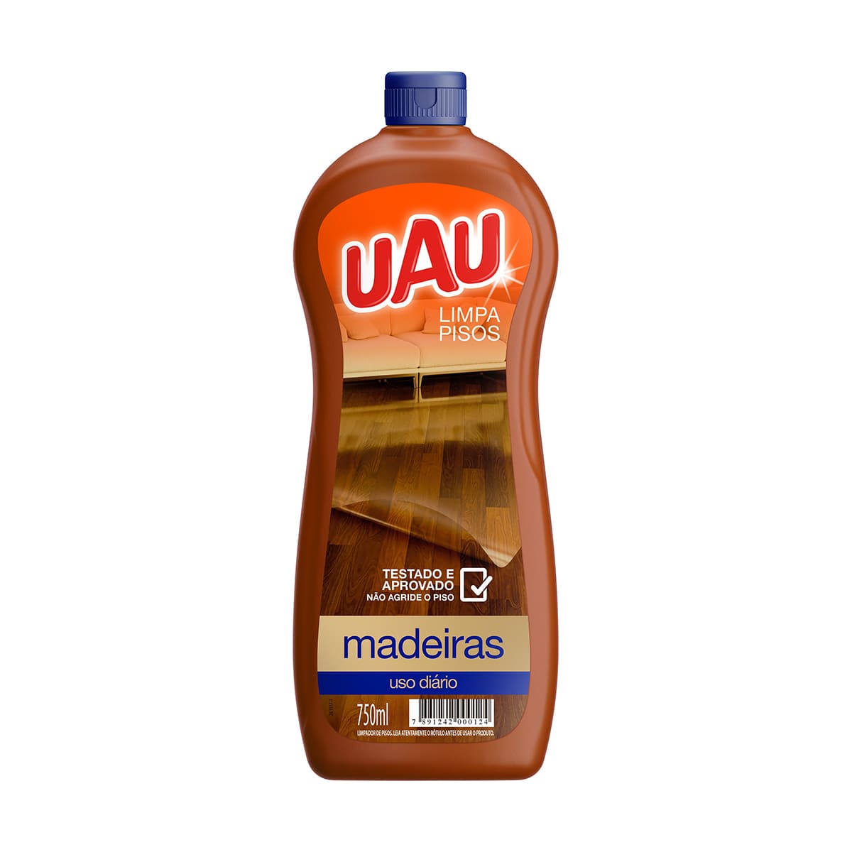 LIMPA PISOS UAU MADEIRA TACO TABUA 750ML