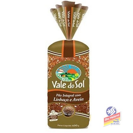 PAO VALE SOL INTEG C LINHACA AVEIA 400G