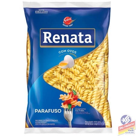 MASSA RENATA C OVOS PARAFUSO N 2 500G