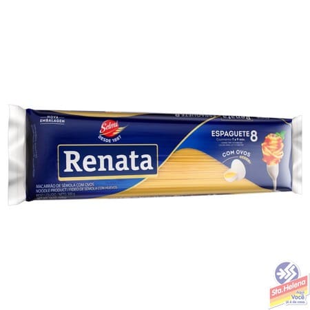 MASSA RENATA C OVOS ESPAGUETE N 8 500G