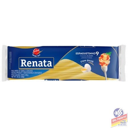 MASSA RENATA C OVOS ESPAGUETINHO N9 500G