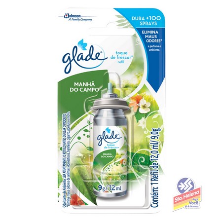 GLADE REFIL T FRESCOR MANHA CAMPO 12ML