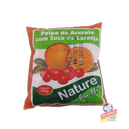 POLPA NATURE ACEROLA C LARANJA PTE 100G