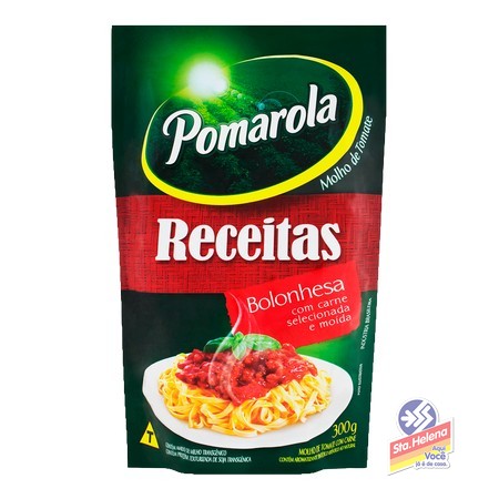 MOLHO POMAROLA RECEITAS BOLONHESA 300G
