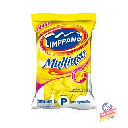LUVAS LIMPPANO MULTIUSO FORRADAS TAM P
