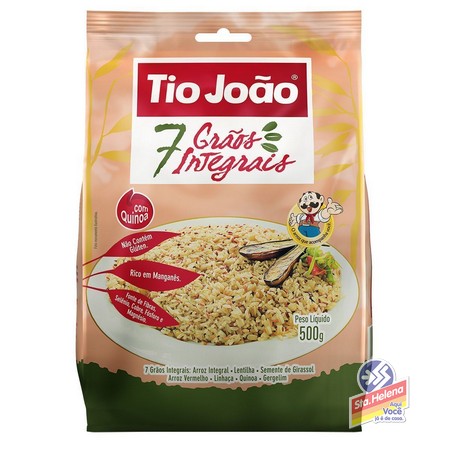 ARROZ TIO JOAO 7 GRAOS INTEGRAIS PTE500G