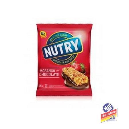 CEREAIS NUTRY MORANGO CHOCOLATE 66G