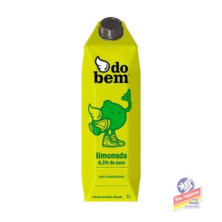 SUCO DO BEM LIMONADA TETRA PAK 1 LITRO