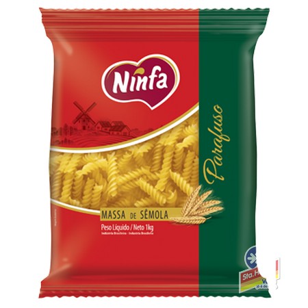 MASSA NINFA SEMOLA PARAFUSO PTE 500G