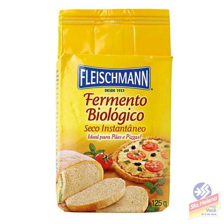 FERMENTO FLEISCHMANN PAES E PIZZAS 125G