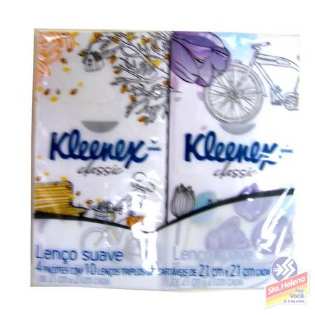 LENCO PAPEL KLEENEX BOLSO MISTO C 4X10UN