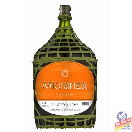 VINHO MIORANZA TINTO SUAVE 4 6 LITROS