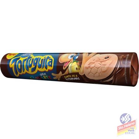 BISC TORTUGUITA RECHEADO CHOCOLATE 130G