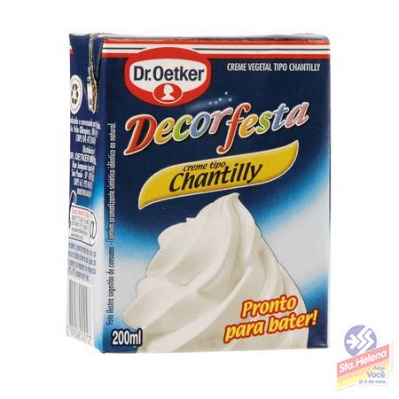 CHANTILLY OETKER DECORFESTA 200ML