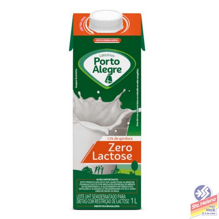 LEITE PORTO ALEGRE ZERO LACTOSE 1LITRO