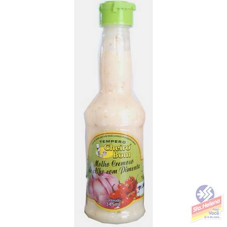 MOLHO DE ALHO CHEIRO BOM C PIMENTA 145ML