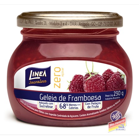GELEIA LINEA ZERO ACUCAR FRAMBOESA 230G