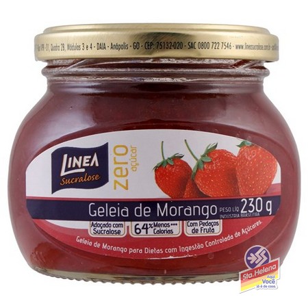 GELEIA LINEA ZERO ACUCAR MORANGO 230G