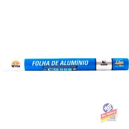 FOLHA ALUMINIO WYDA 7 5MX45CM