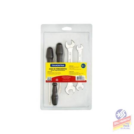 KIT FERRAMENTAS TRAMONTINA C 5PECAS