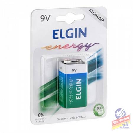 BATERIA ELGIN ALCALINA 9V