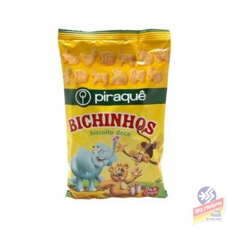 BISC PIRAQUE BICHINHOS PTE 100G